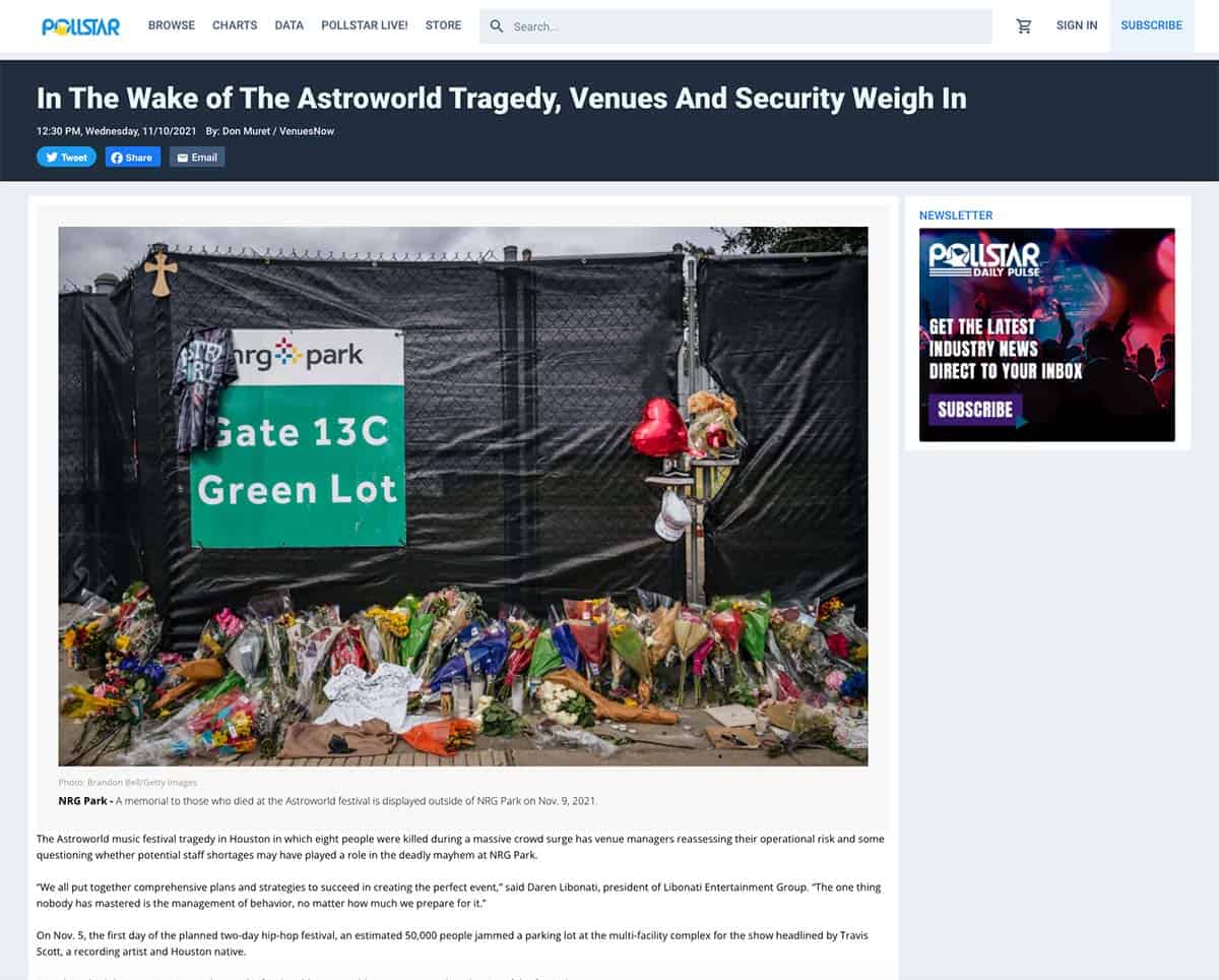 In The Wake of The Astroworld Tragedy, Venues And Security Weigh In